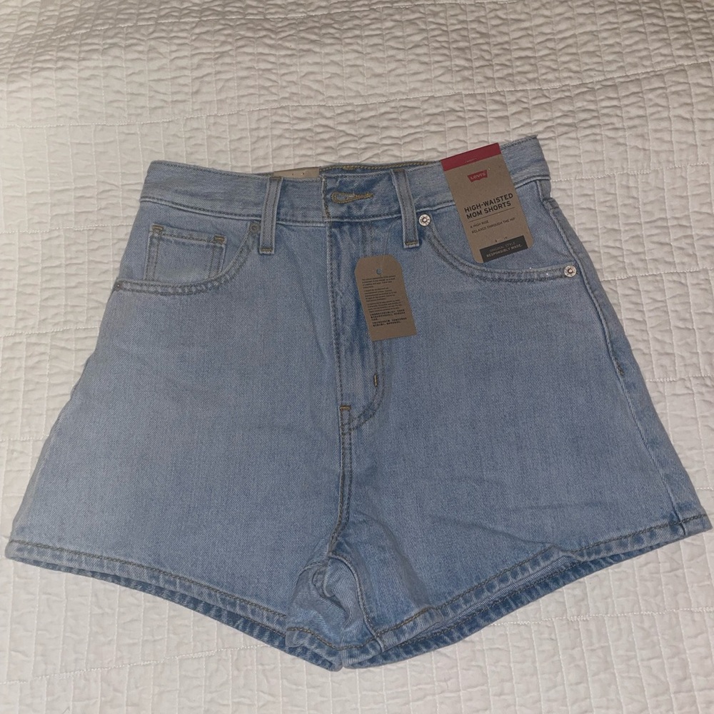 High waisted mom shorts